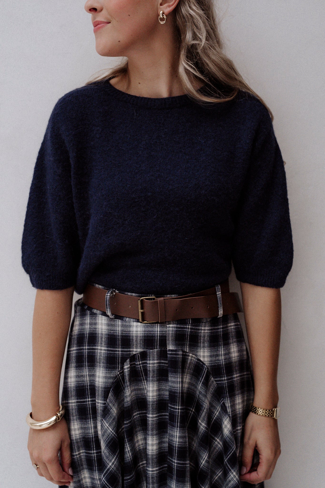 Emma trui blauw