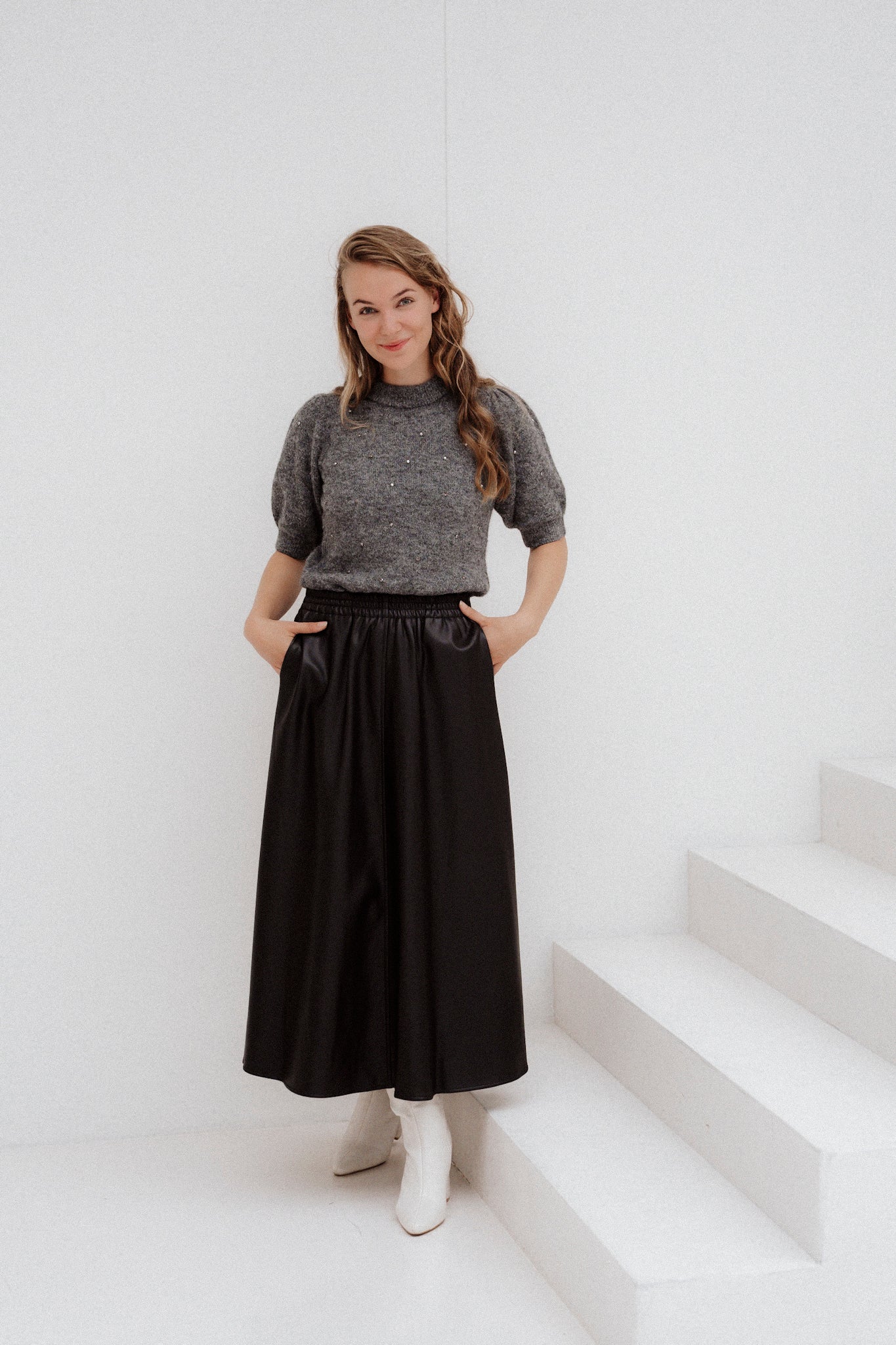 Sweater S/SLVE Diamonds Grey