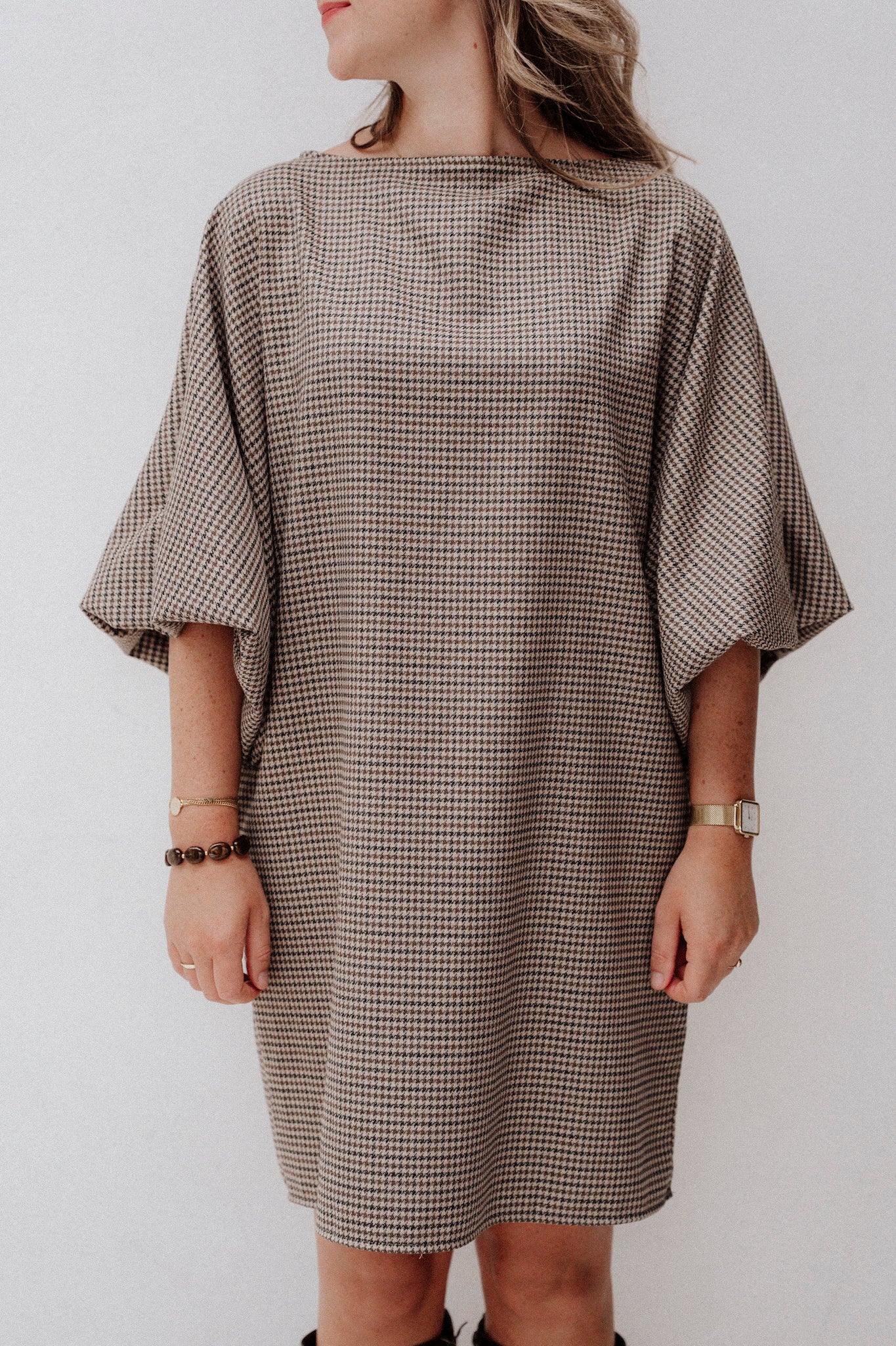 Elina ruit jurk