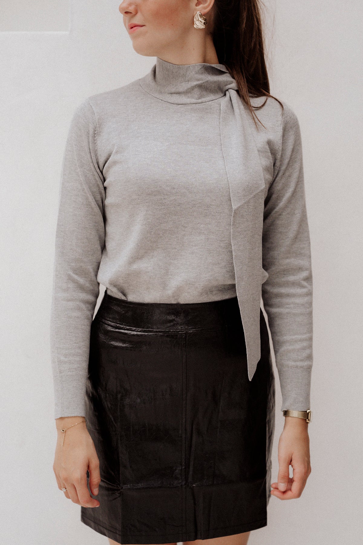 Fqkatie-Pullover Medium Grey