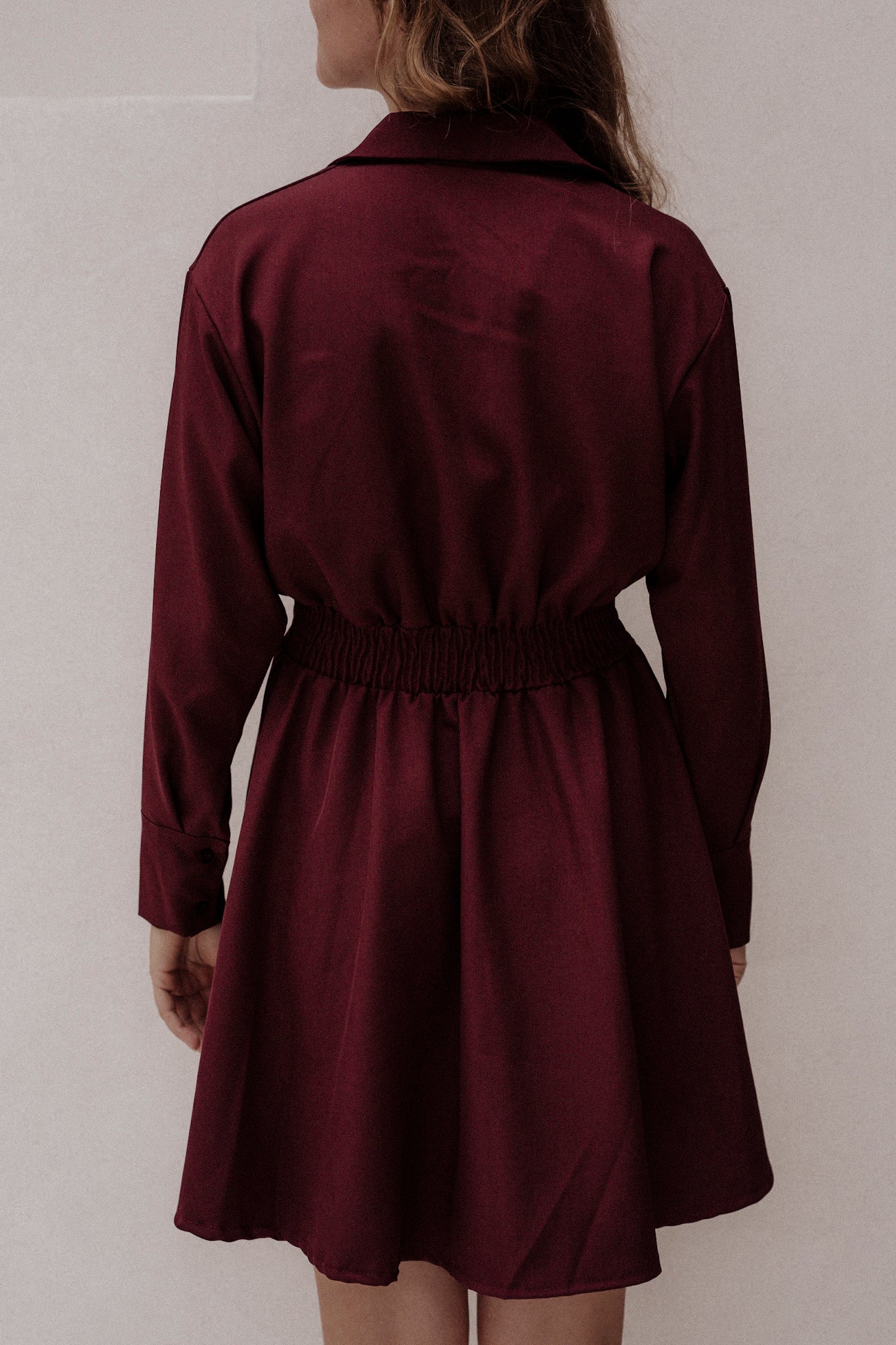 Evie Dress Bordeaux