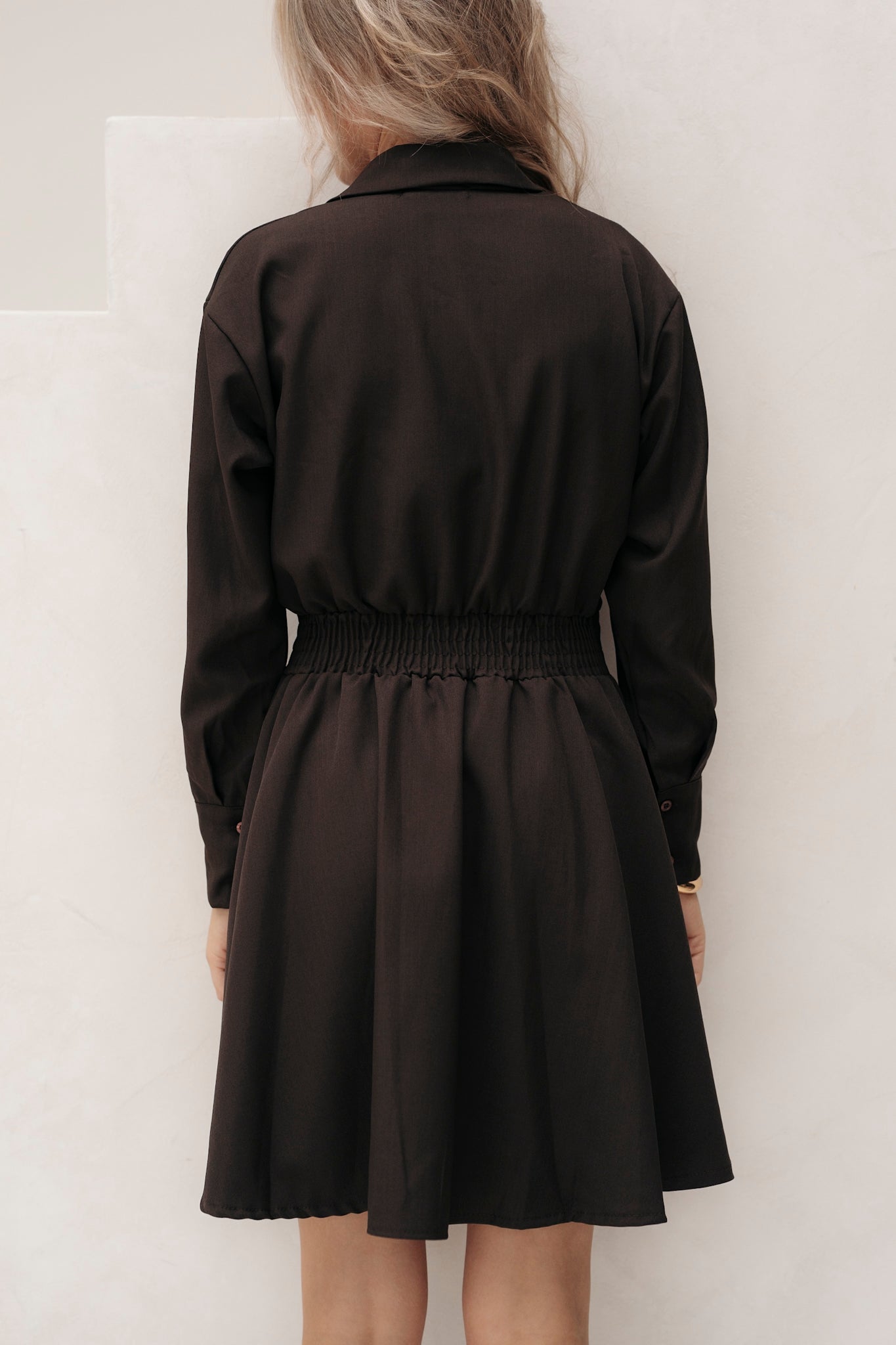 Evie Dress Brown
