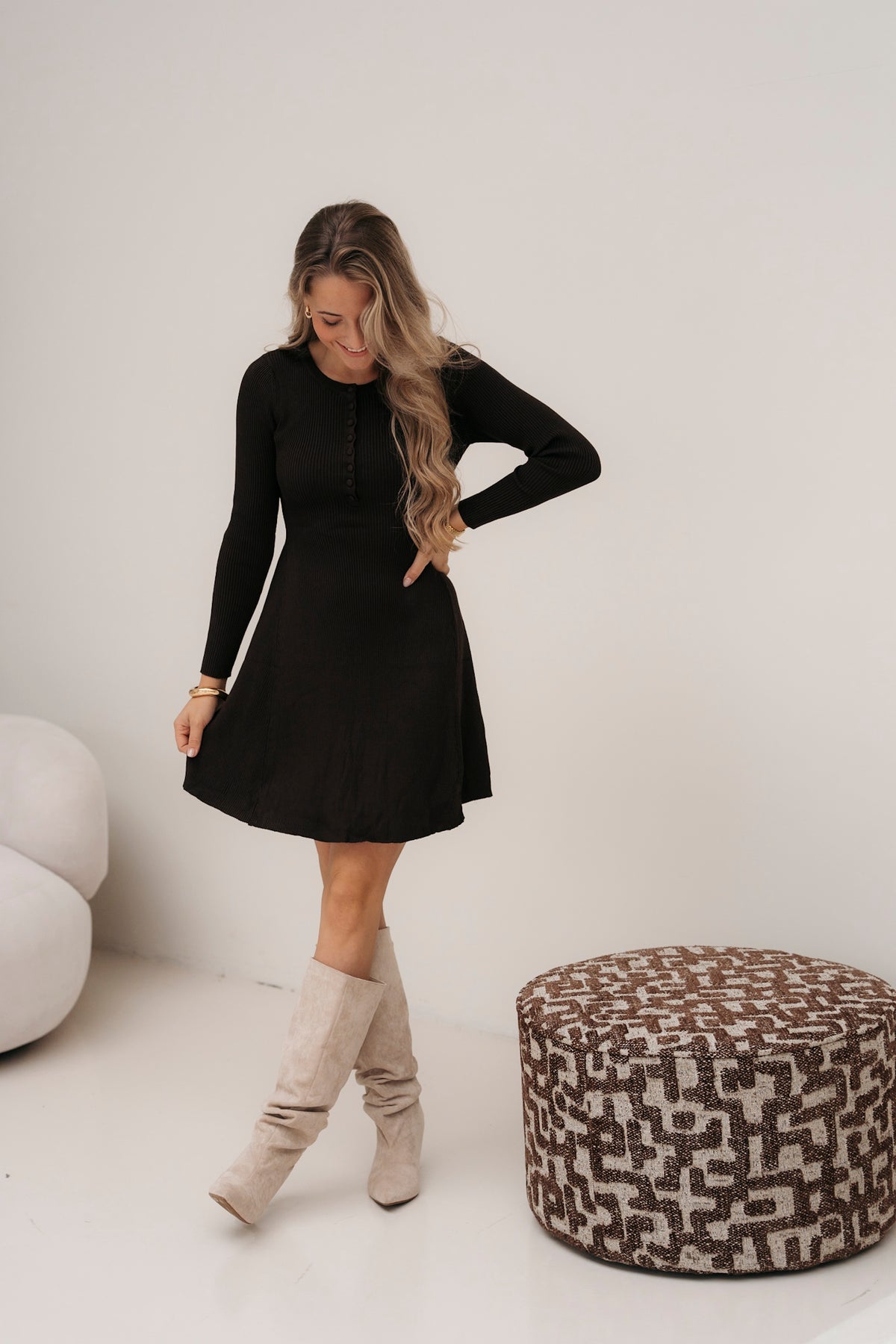 Elsie Dress Brown