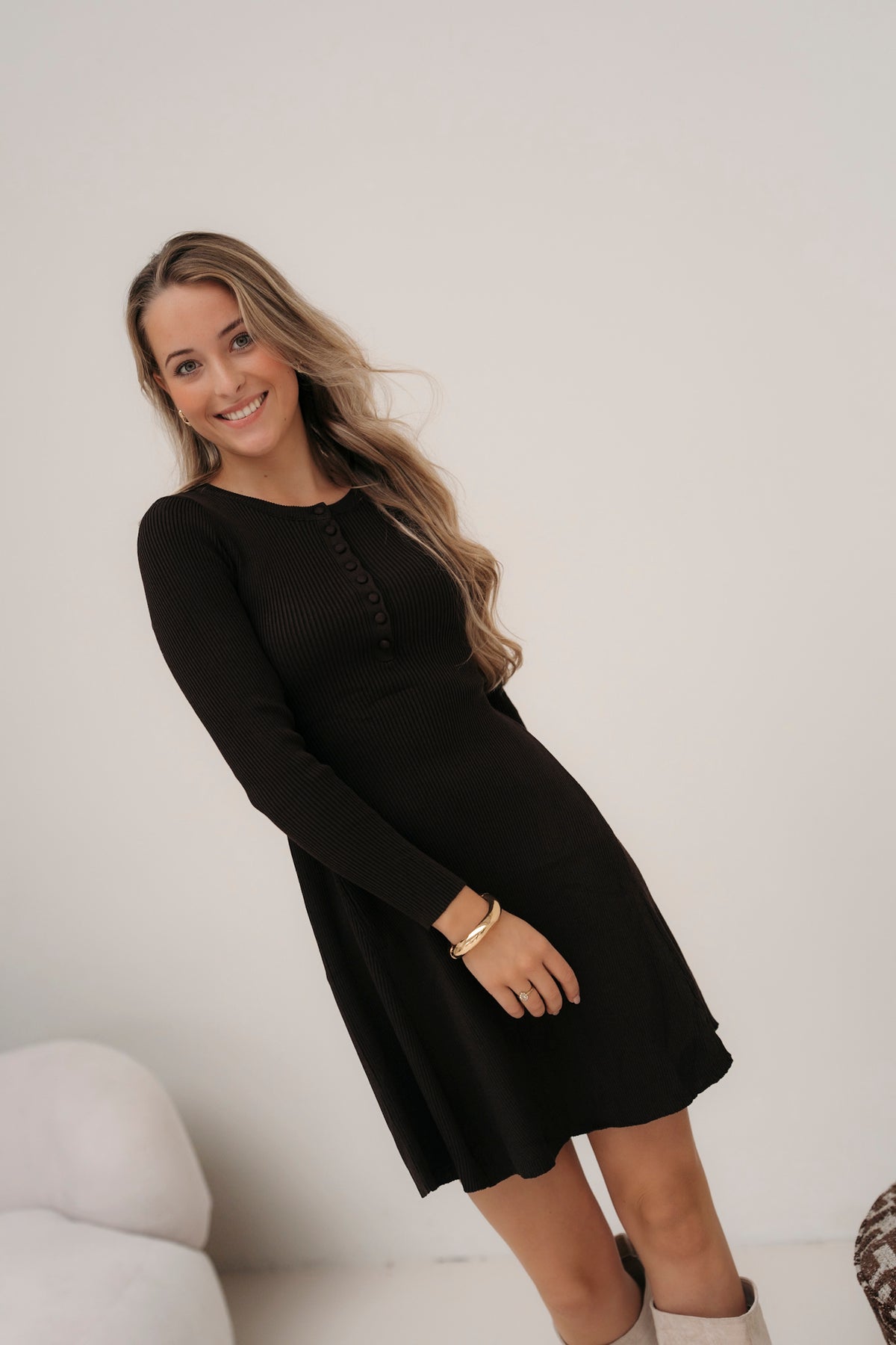 Elsie Dress Brown