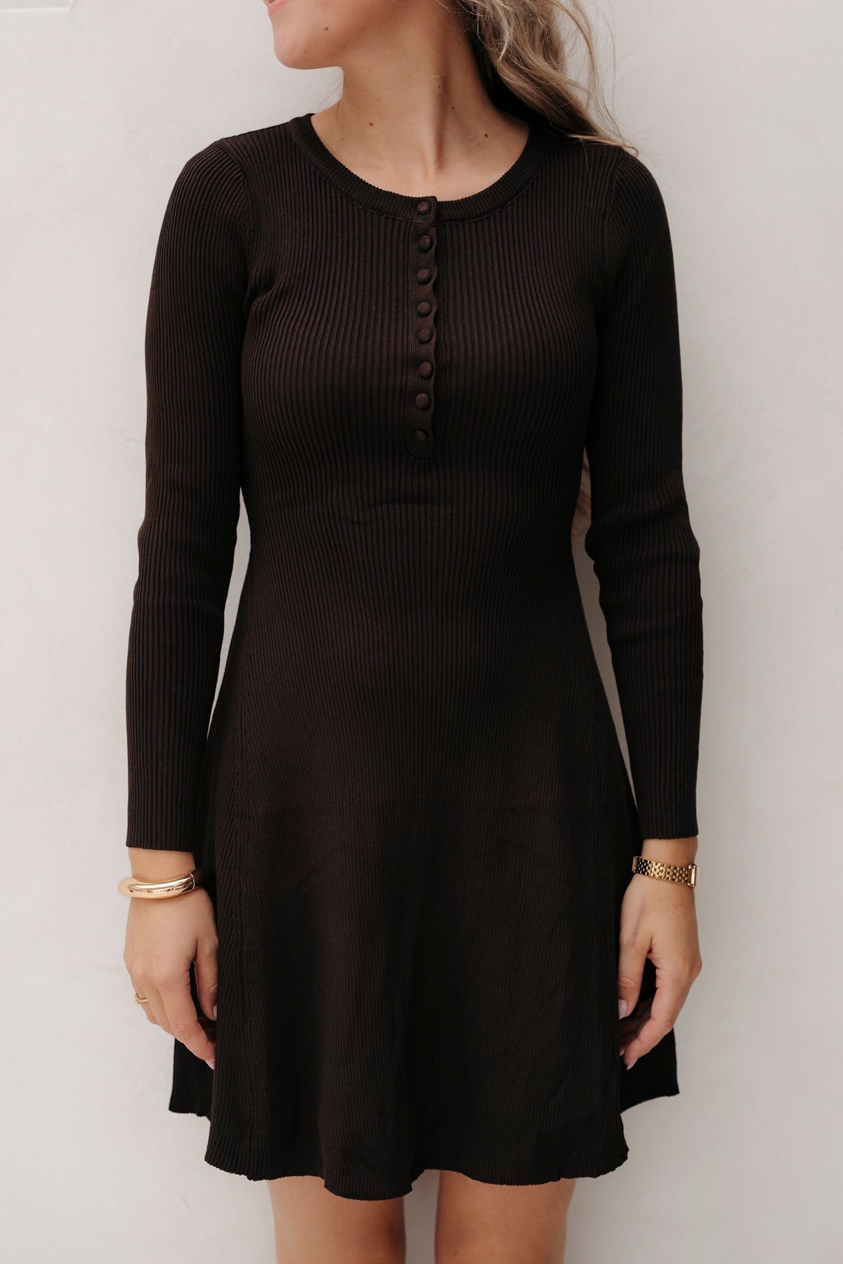 Elsie Dress Brown