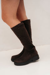 Althena Boots Stretch Chocolate