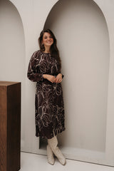 SL Dress Brown/Sand 26643