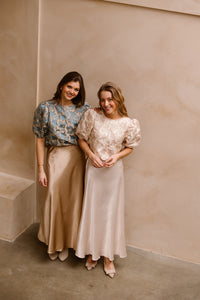 Annelien skirt beige