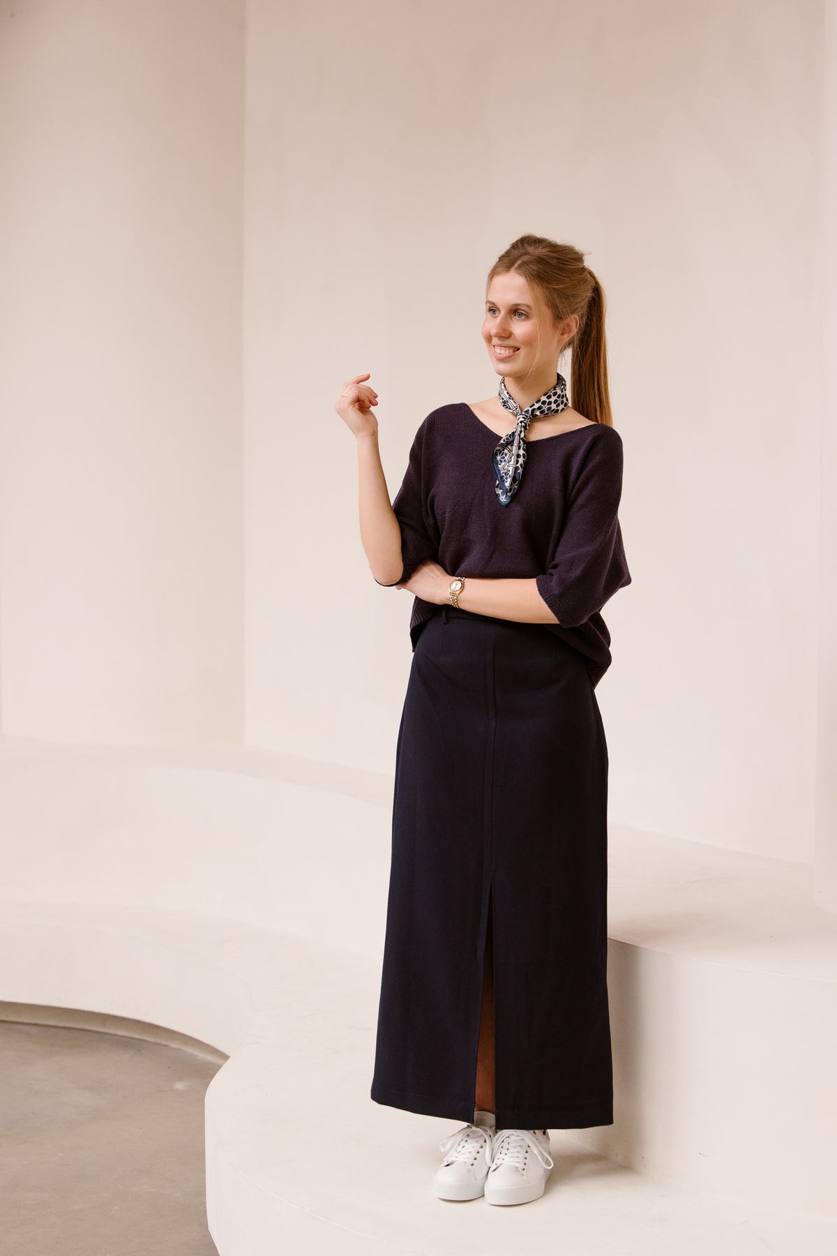 Agatha skirt dark blue