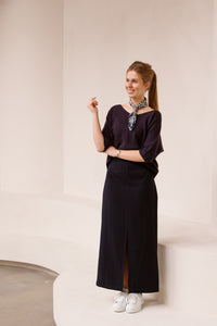 Agatha skirt dark blue