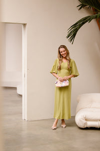 Lucretia dress olive