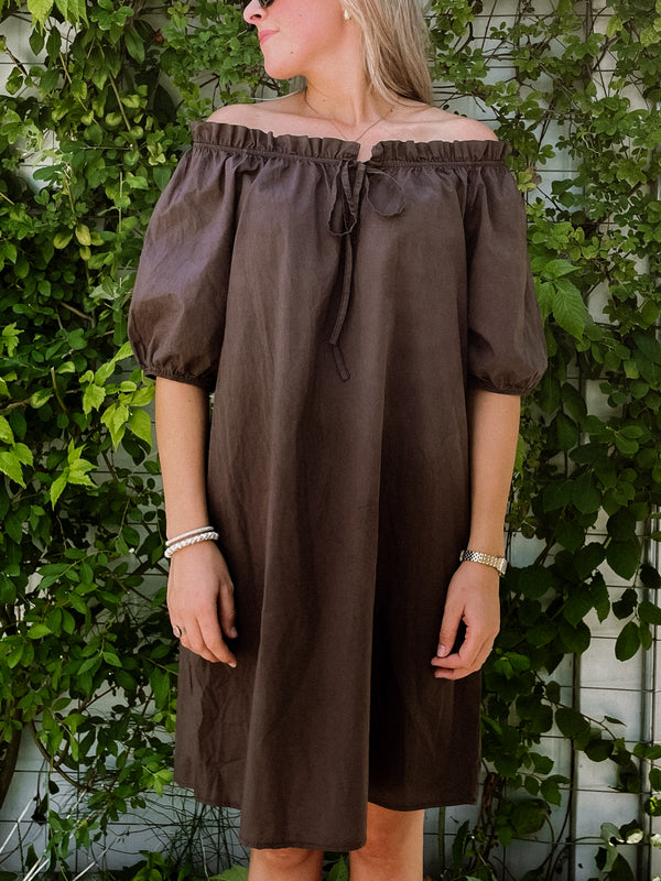Darkbrown dress