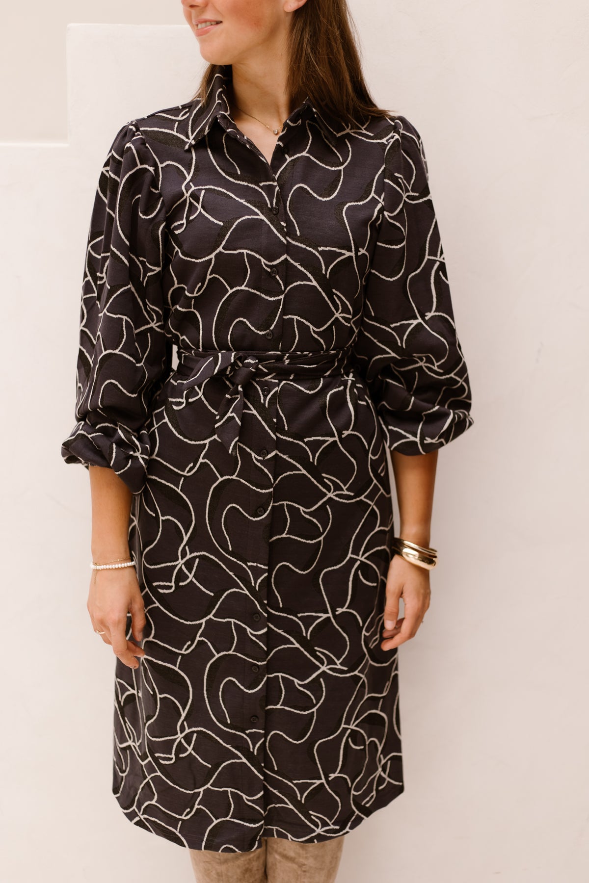 Liobhan dress - Dark jeans blue / black