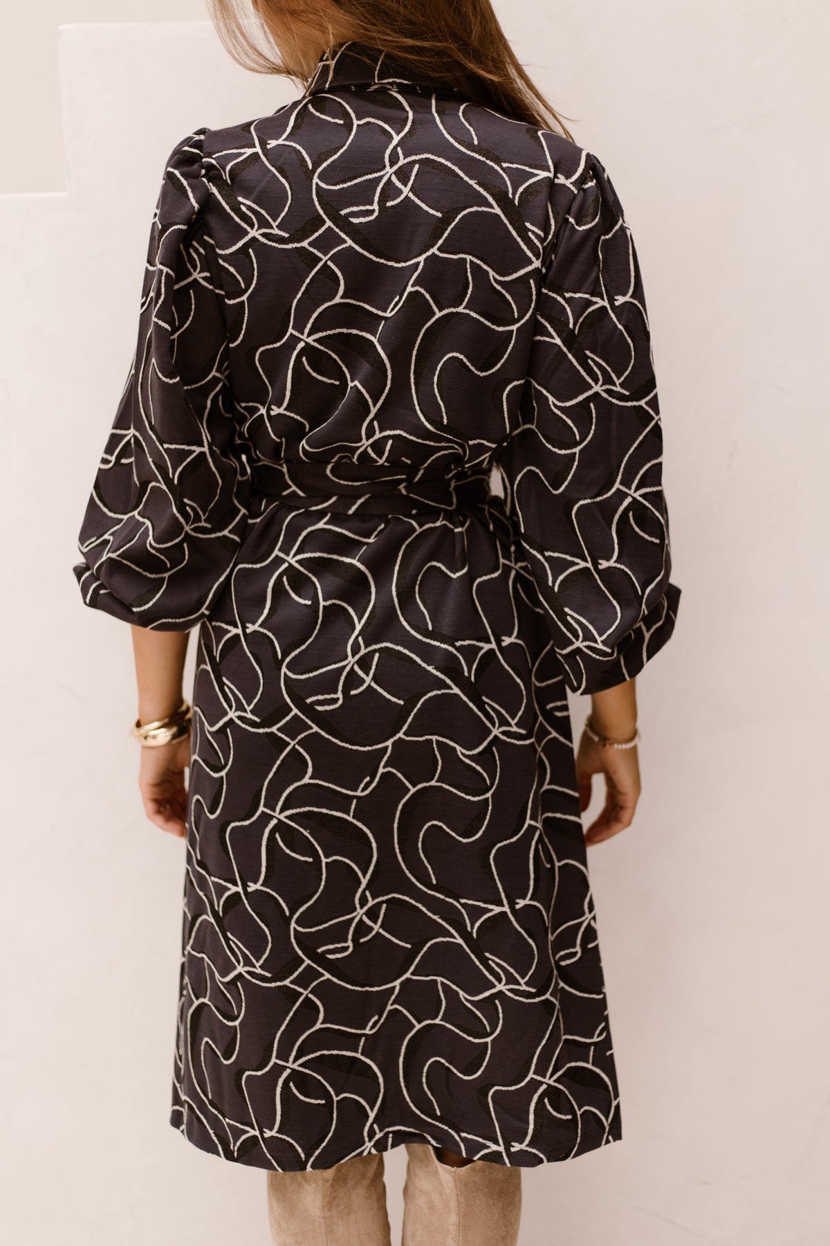 Liobhan dress - Dark jeans blue / black