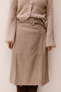 SL Skirt print taupe - 26572