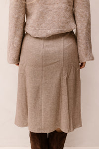 SL Skirt print taupe - 26572