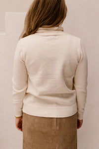 Liora knitting cardigan - Wool white