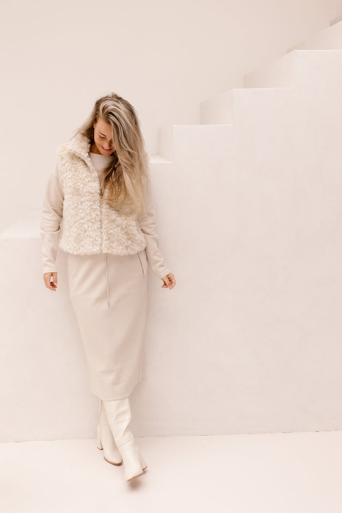 Laluna gilet sand