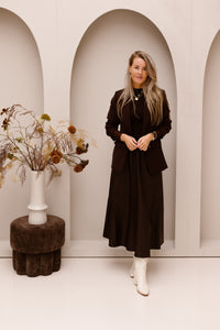 Blazer 3/4 slve - Cacao - 10501