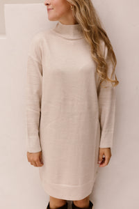 Dress melange lurex - Biscuit - 02512