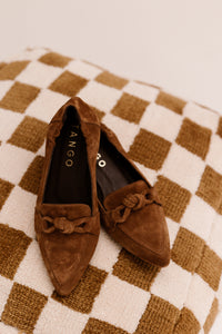 Duna 27-a suede loafer cognac