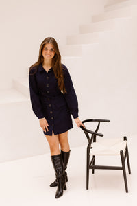 Dean dress Midnight navy