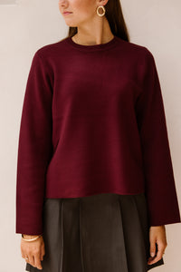 Objreynard O-neck Pullover Noos Windsor Wine