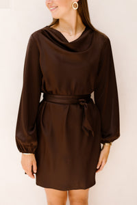 Yasthea LS Dress S Noos Coffee Bean