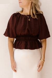 Adriana Top Bordeaux