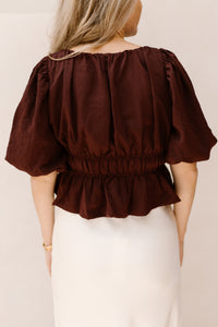 Adriana Top Bordeaux