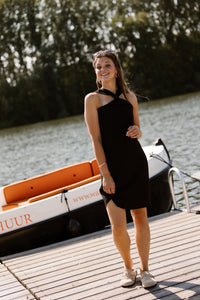 Amira short dress black