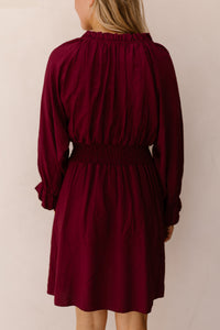 Anouk dress bordeaux