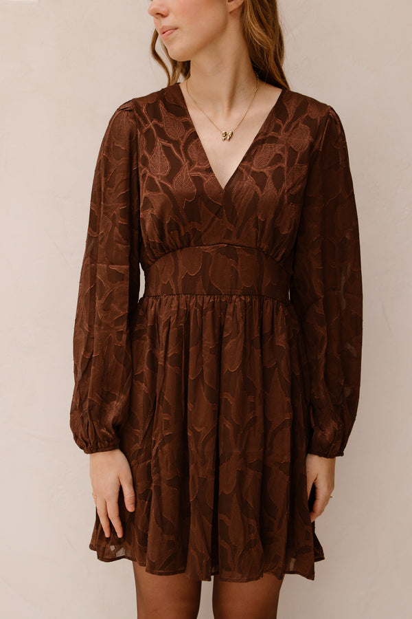 Wieke dress brown