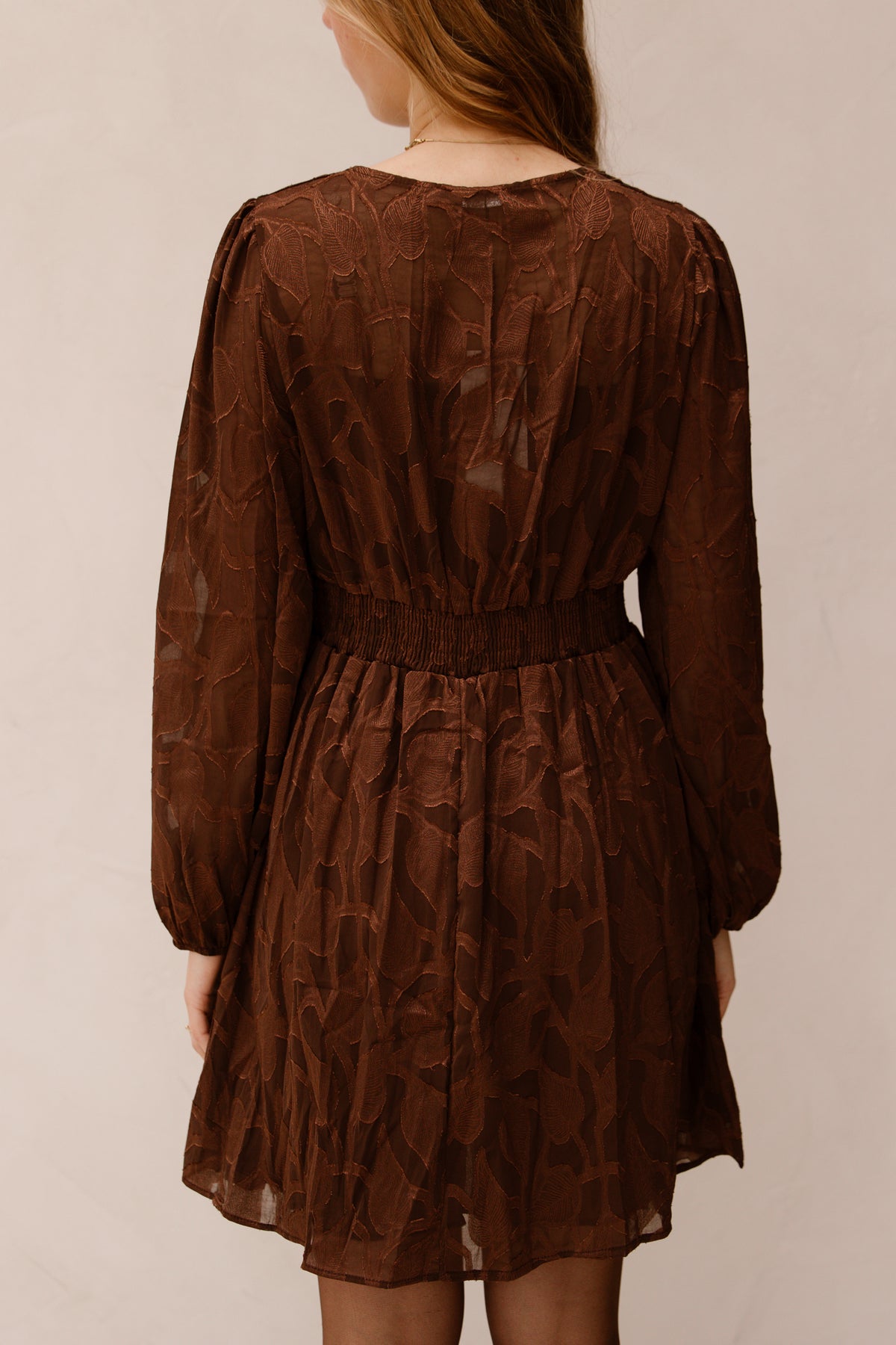 Wieke dress brown