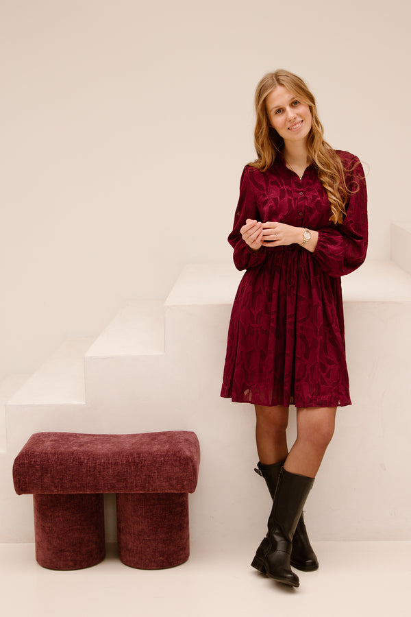 Wies dress bordeaux