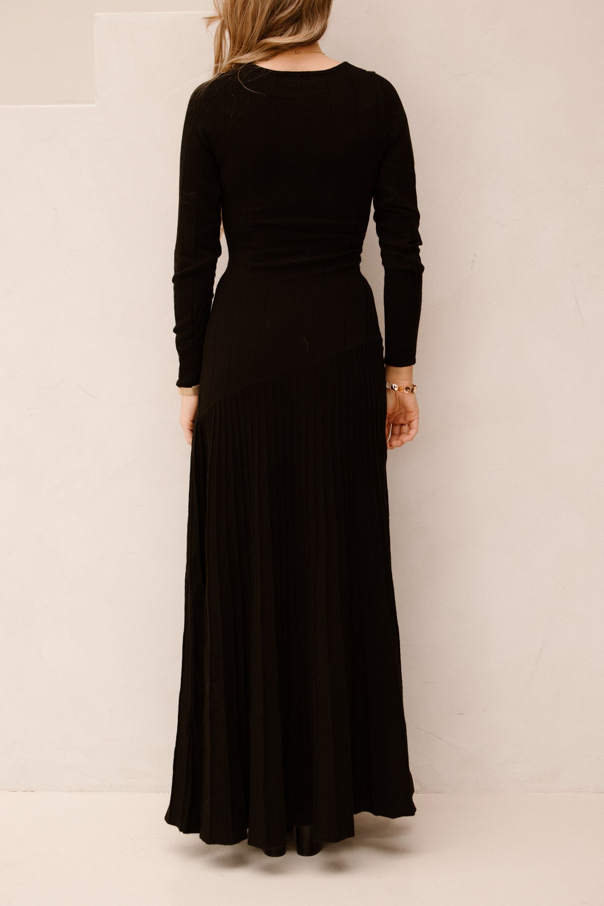 Sage Knit Dress Black