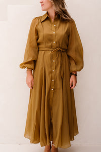 Bertina Jurk Khaki