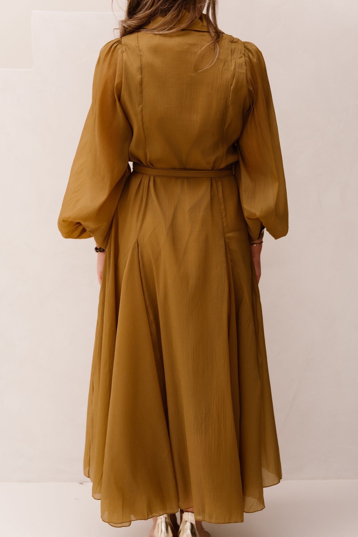 Bertina Jurk Khaki