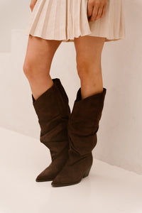 Vancouver boots suede darkbrown