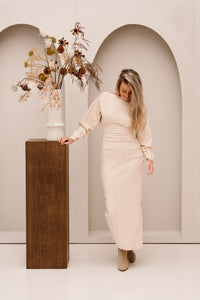 Coco dress detail beige