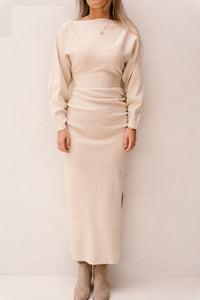 Coco dress detail beige