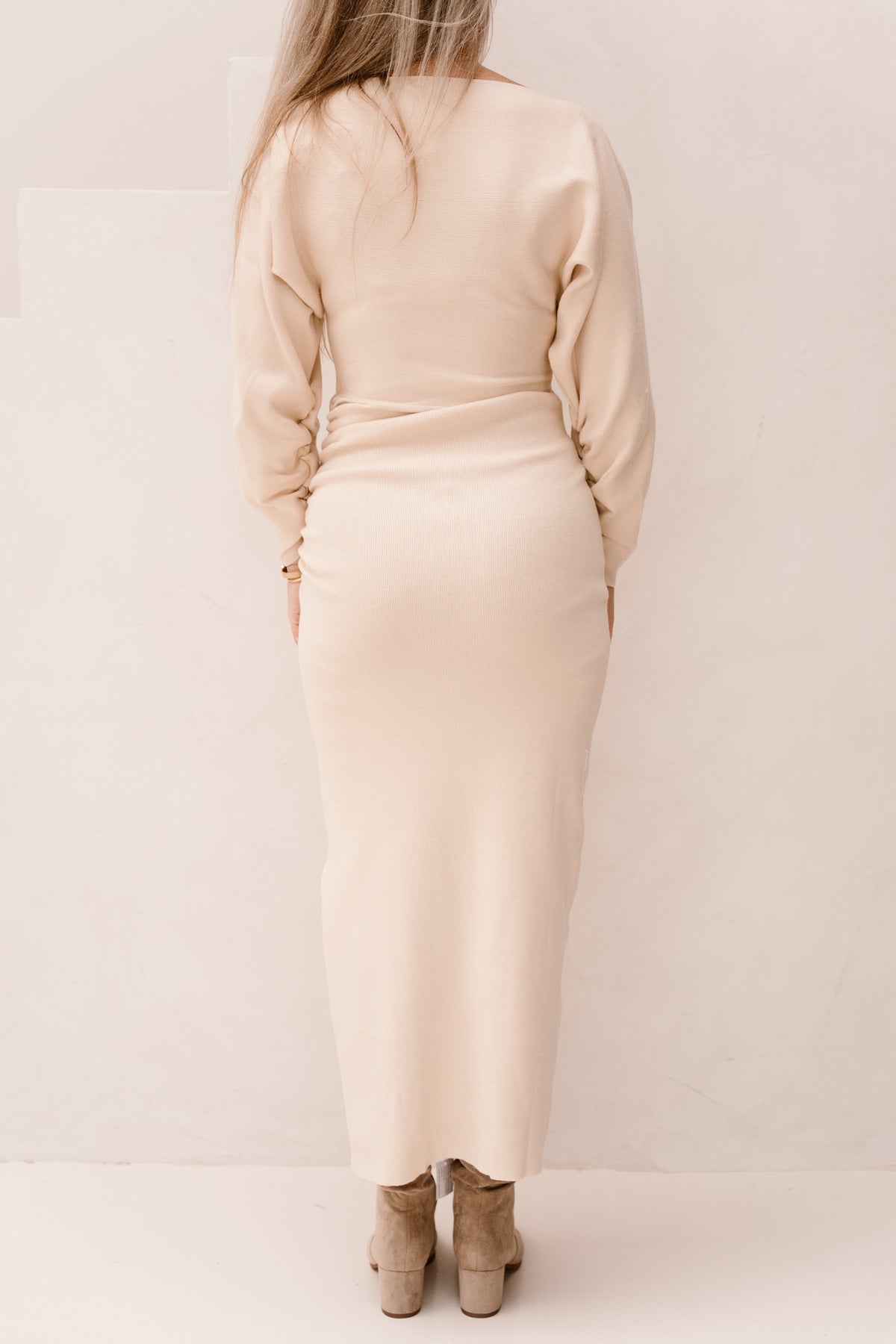 Coco dress detail beige