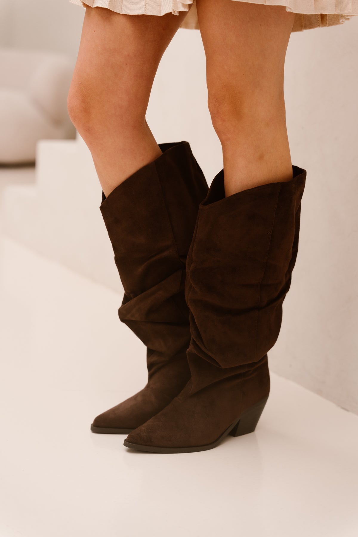Vancouver boots suede darkbrown