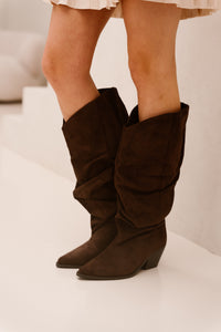 Vancouver boots suede darkbrown