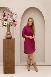Dress bow magenta - 202708