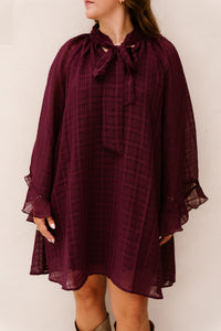 Yasliana tie dress fig