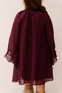Yasliana tie dress fig