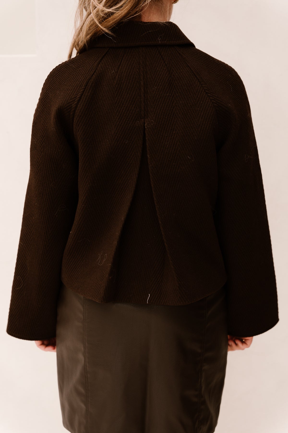 Yasherla short jacket coffee bean