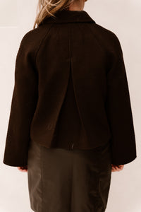 Yasherla short jacket coffee bean