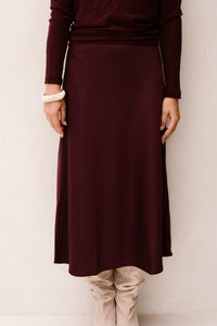 Yaspella HW Midi Skirt Noos Fig